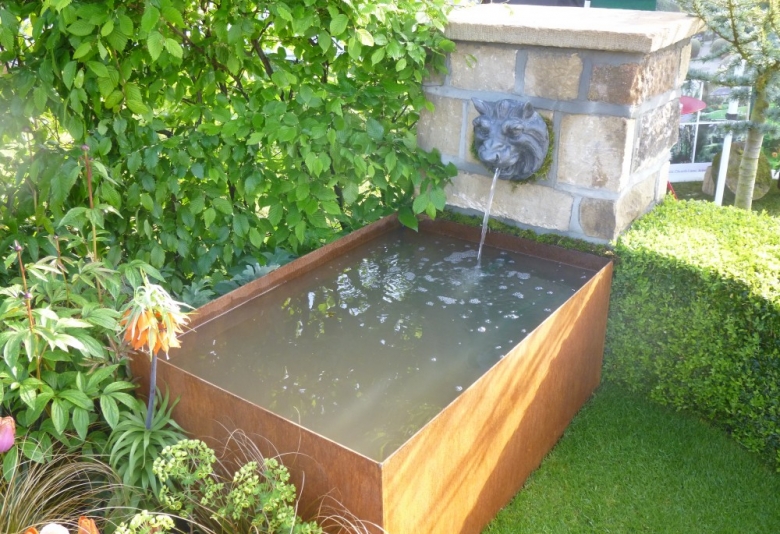 donica Planter w stali cor-ten